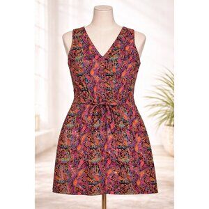 Toad & Co Sunkissed Liv Dress, Hibiscus Butterfly Print, Medium